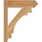 Ekena Millwork Merced Rough Sawn Arts and Crafts Outlooker, Western Red Cedar, 6"W x 20"D x 24"H OUT06X20X24MRC03RWR - alternate 4